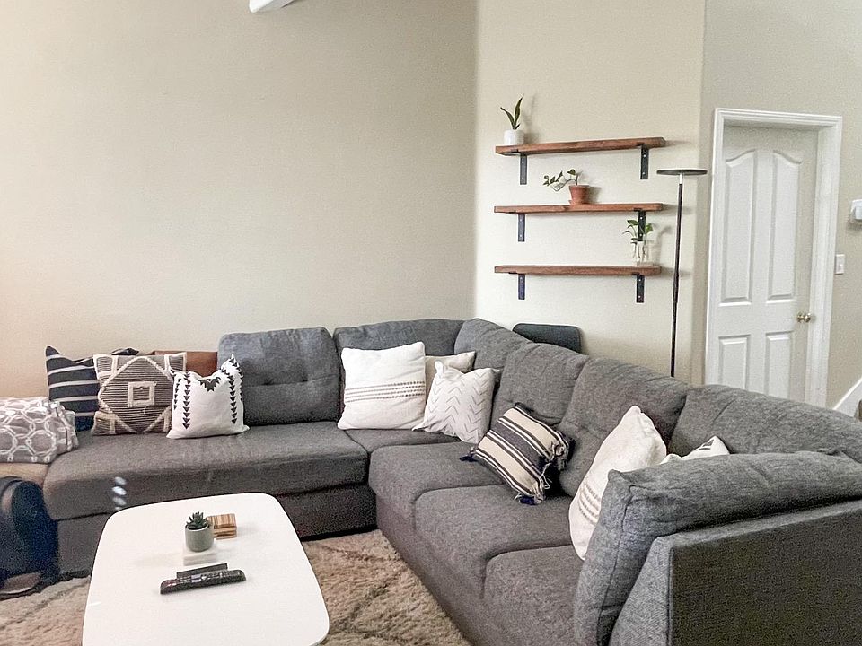 Modern living room staging