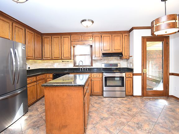 The kitchen showing off all its storage.