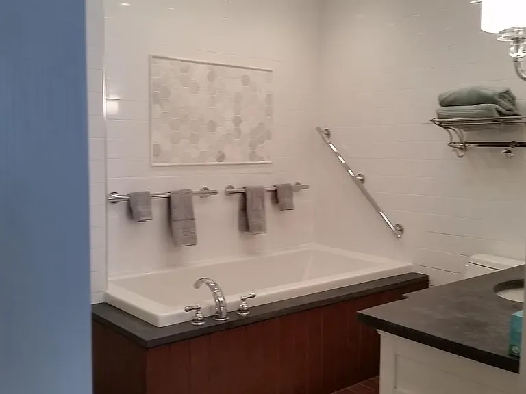 View of Bathroom 60 gallon soaking tub