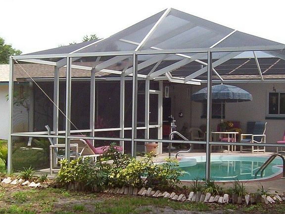 Pool exterior view