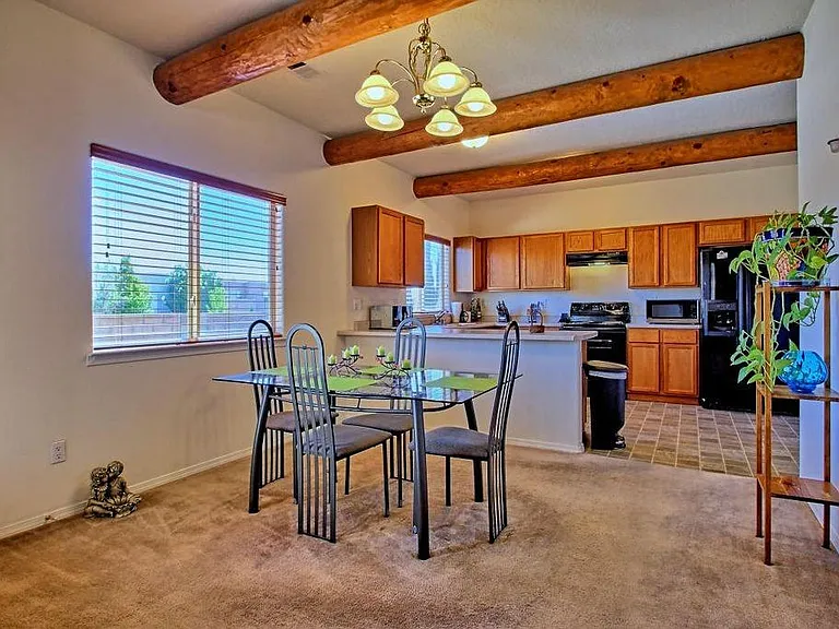 Dining Area into Kitchen