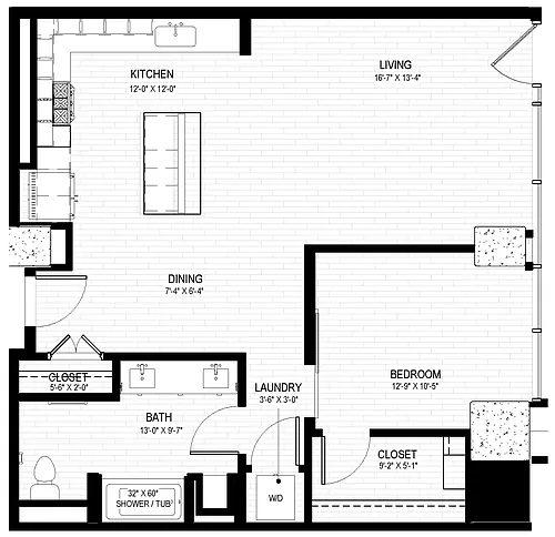 Floor plan A101