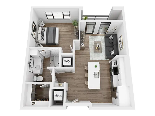 Floor plan Podium - D1