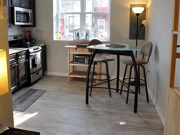 Kitchen and living room