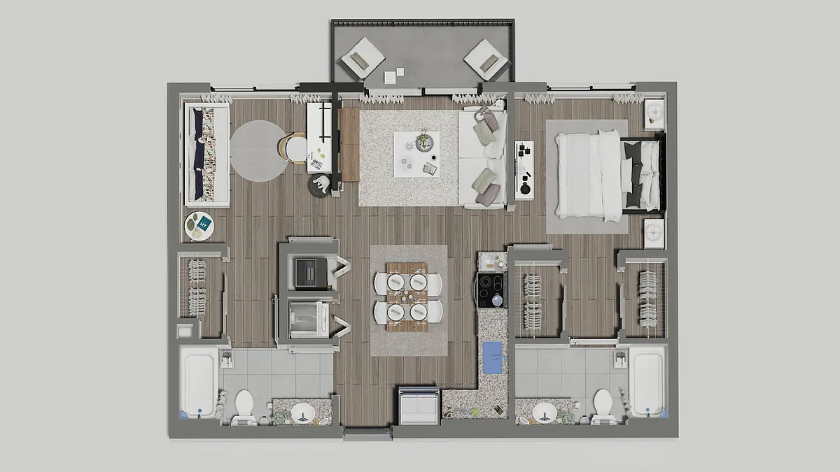 Floor plan B