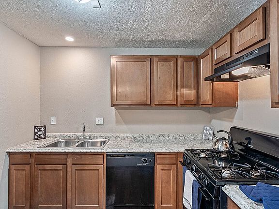 Kitchen with Wood Cabinets