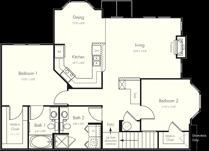 Floor plan 2AU
