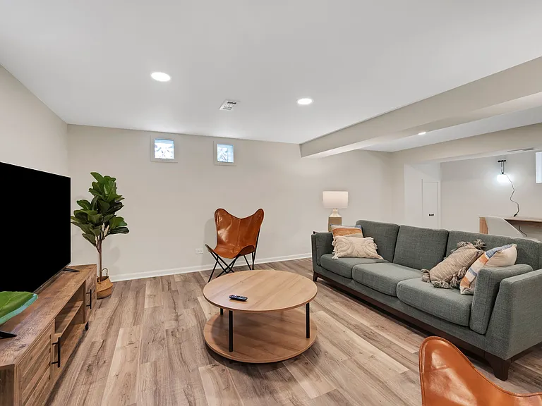 Living Room in Basement