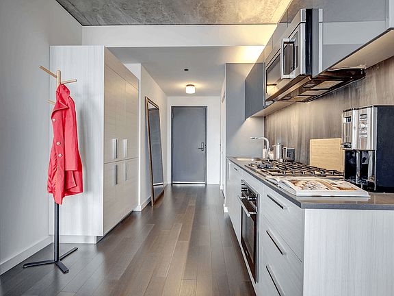 Model apartment kitchen
