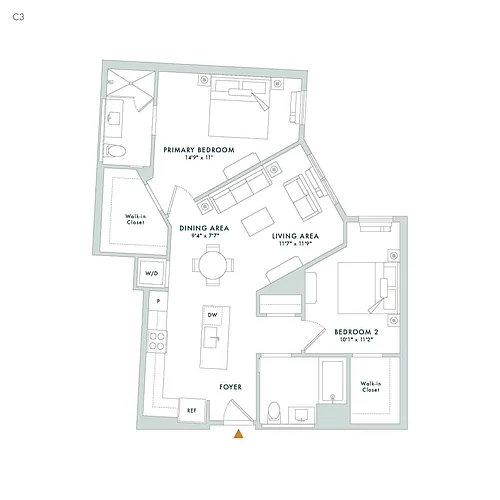 Floor plan C3