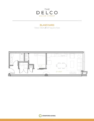 Floor plan Blanchard