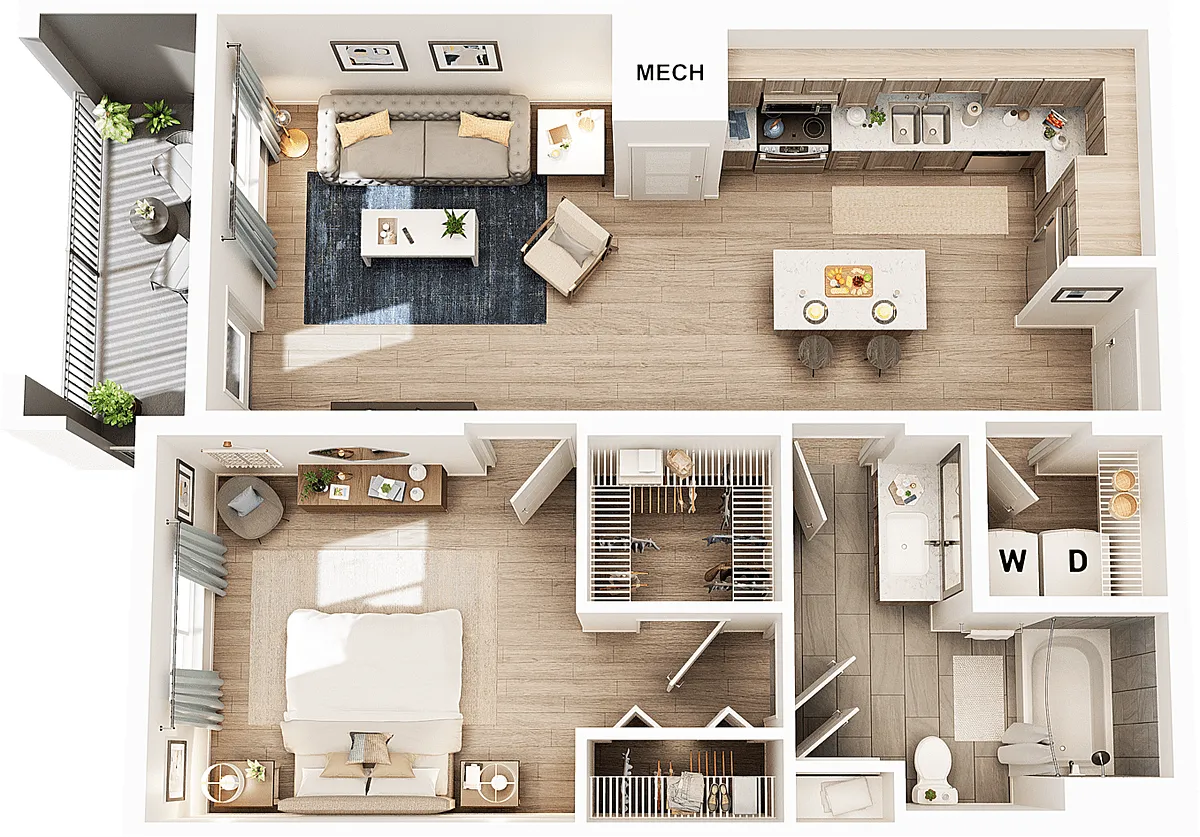 Floor plan Monroe