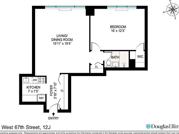2nd image of 45 W 67th St APT 12J