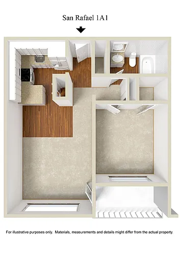Floor plan San Rafael