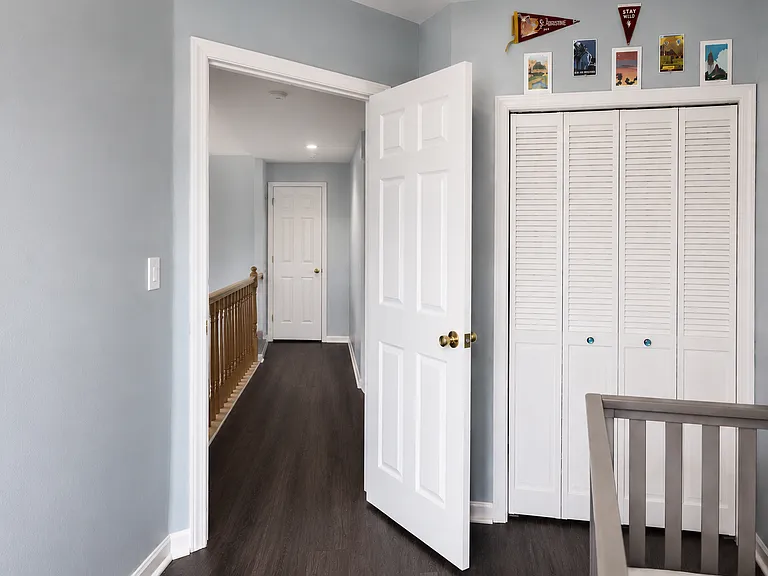 Bedroom A leading to hallway