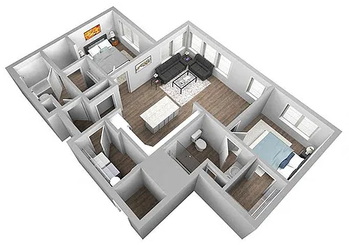 Floor plan The Beaufort