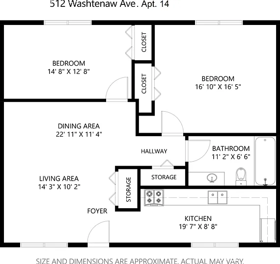 2 bed, 800 sqft, $1,155 — Photo 2