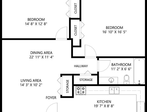 2nd image of 512 Washtenaw Ave APT 14