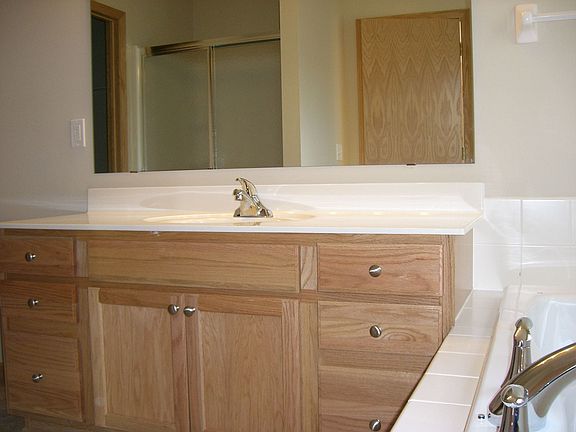 Private owners bath with seperate tub and shower!
