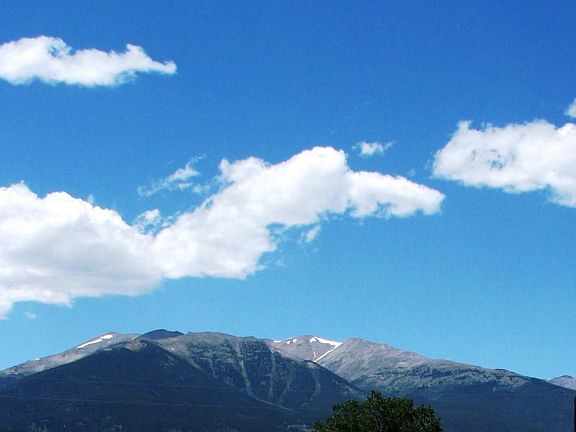 View of Mt. Columbia from lot