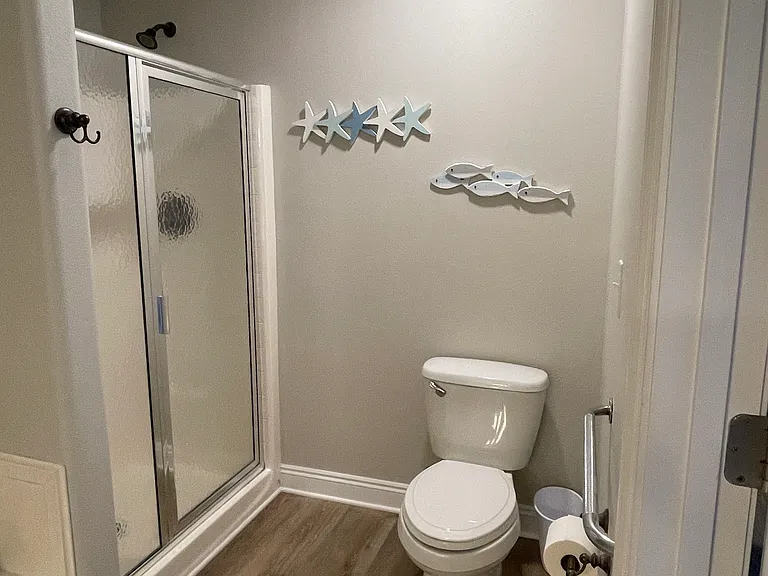 Primary bathroom with a shower