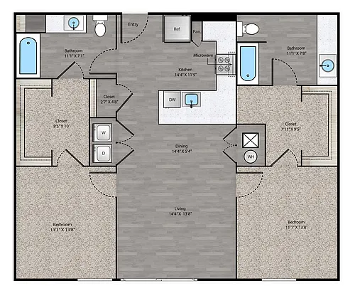 Floor plan B1