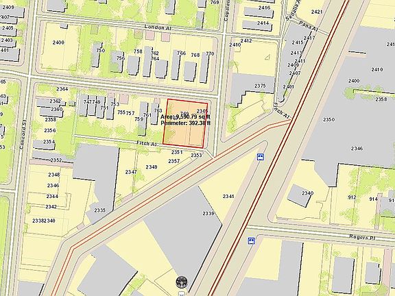 Site map (north is up)