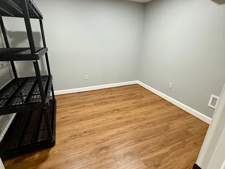 Basement storage room