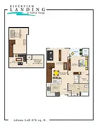 Floor plan Adams Loft