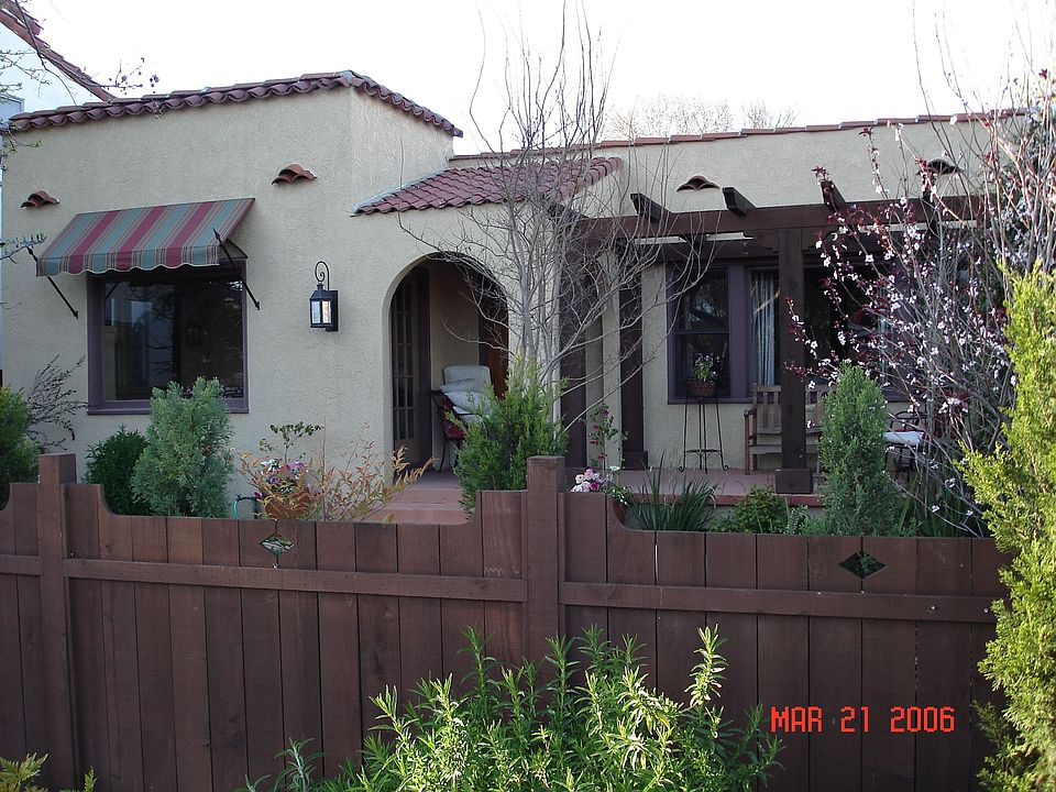 View from sidewalk