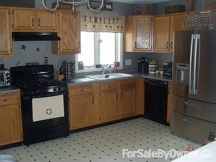 new appliances and very spacious kitchen.