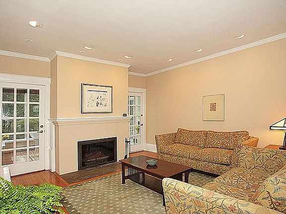 Wood burning fireplace