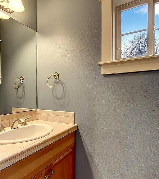 Half bathroom on main level