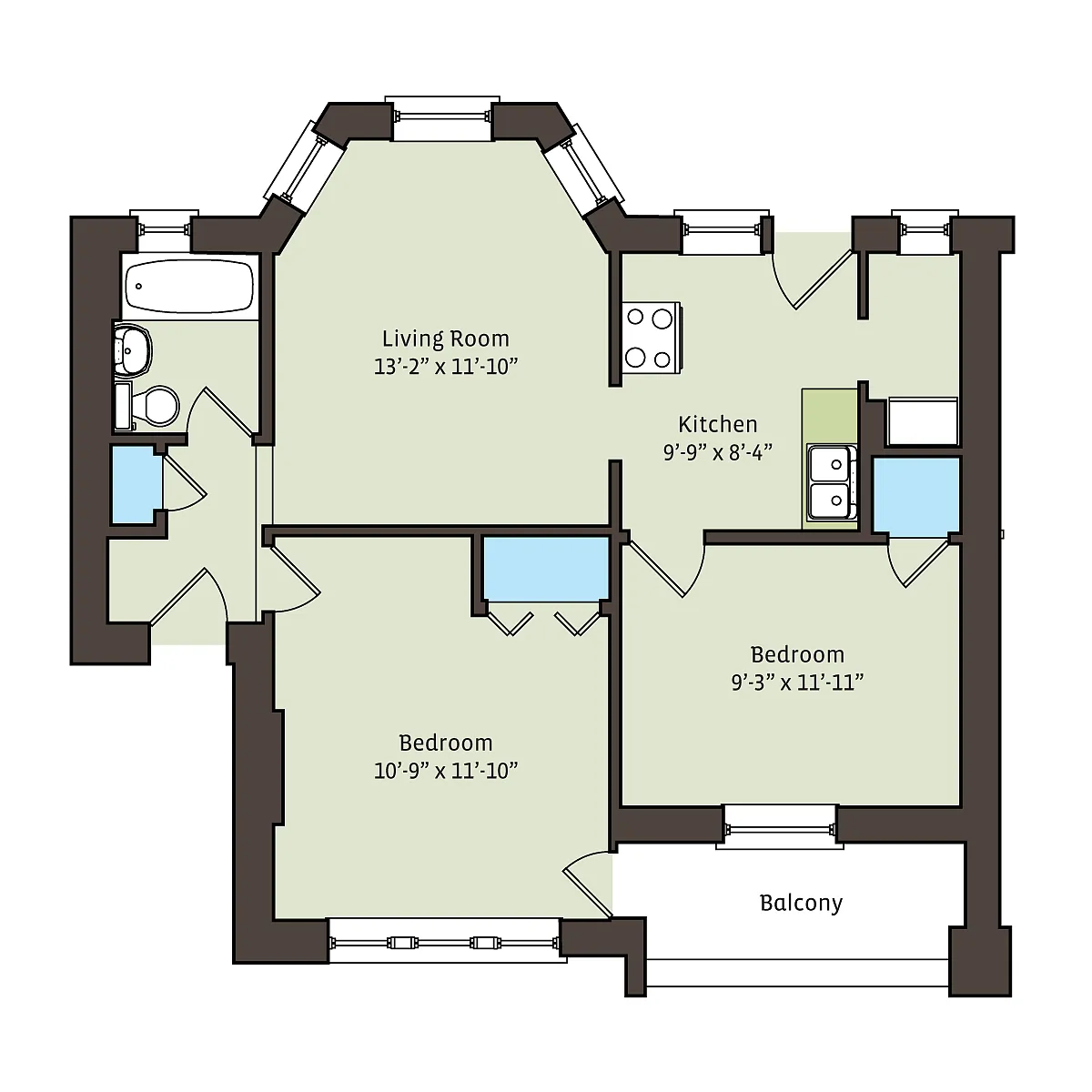 Floor plan 5411-2bC