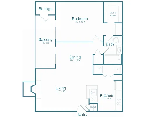 Floor plan Garrison