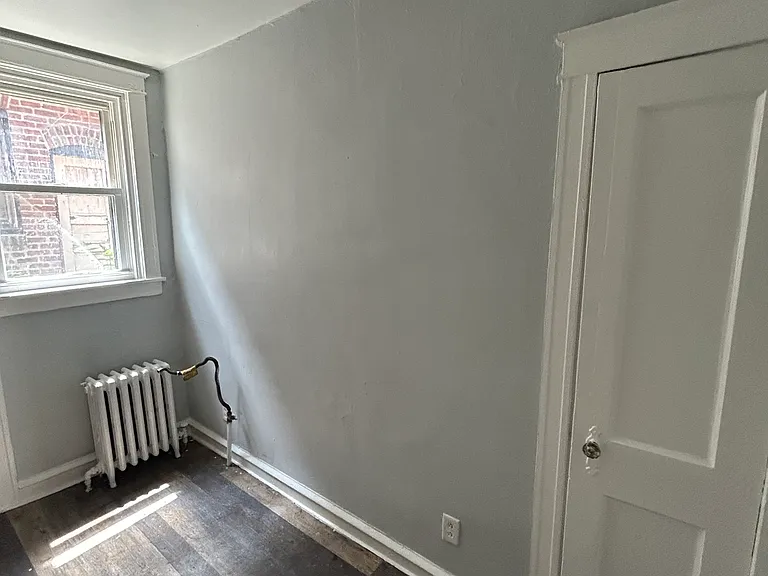 where the Fridge and Stove will be (appliances will be installed once unit is occupied)