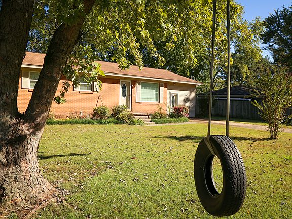 Partially shaded front yard.