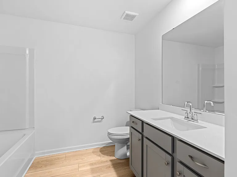Second Floor- Second Full Bathroom-Large Mirror With Step-in Shower/Bath