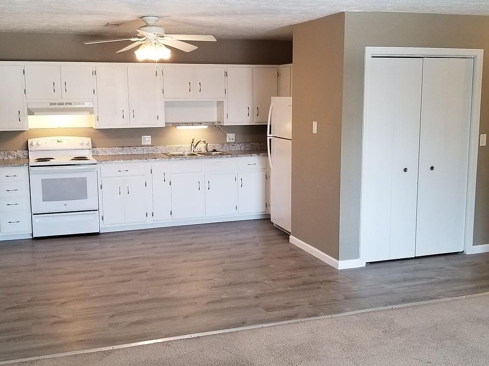 Kitching View from Living Room - Modern - Open Concept very nice size kitchen & living room with in-unit laundry hook-ups