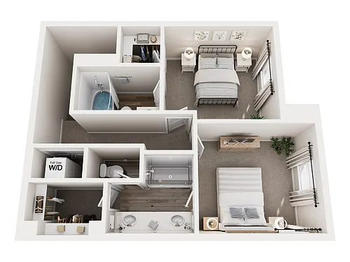 Floor plan Madrid-San Carlo II Townhomes