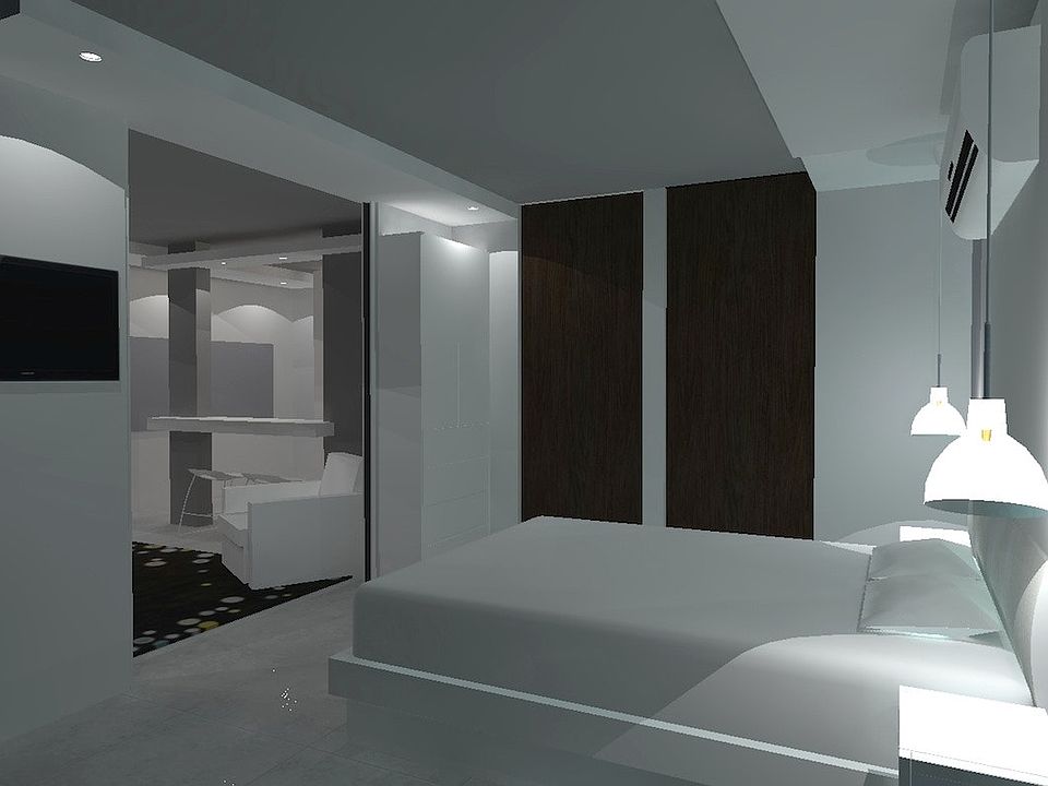 BEDROOM IN BLACK and WHITE