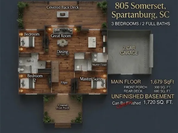 805 Somerset Pl, Spartanburg, SC 29301