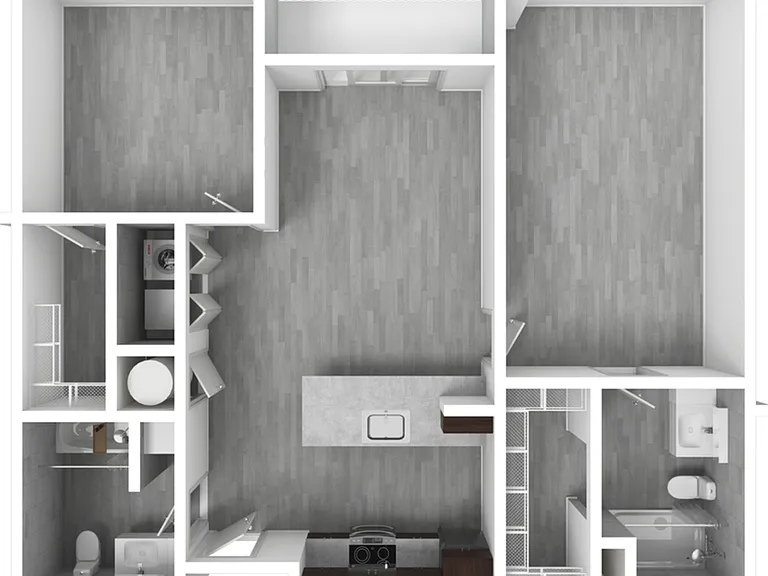 2 Bedroom B 2 Bedroom B