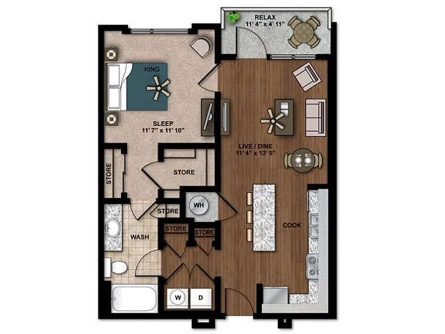 Floor plan Endo