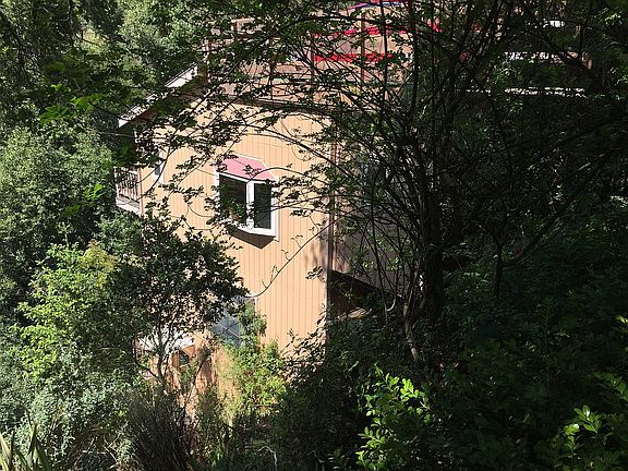 West face, kitchen window