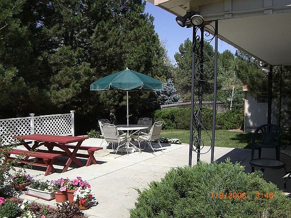 back porch & patio