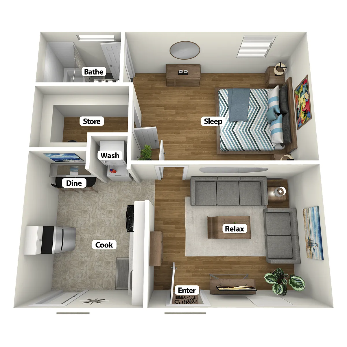 Floor plan A1