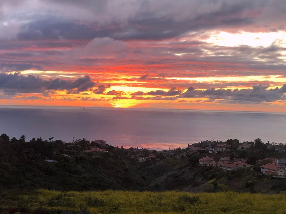 View from the Primary bedroom with ensuite bathroom looking out at Lunada Bay, Palos Verdes Estates.