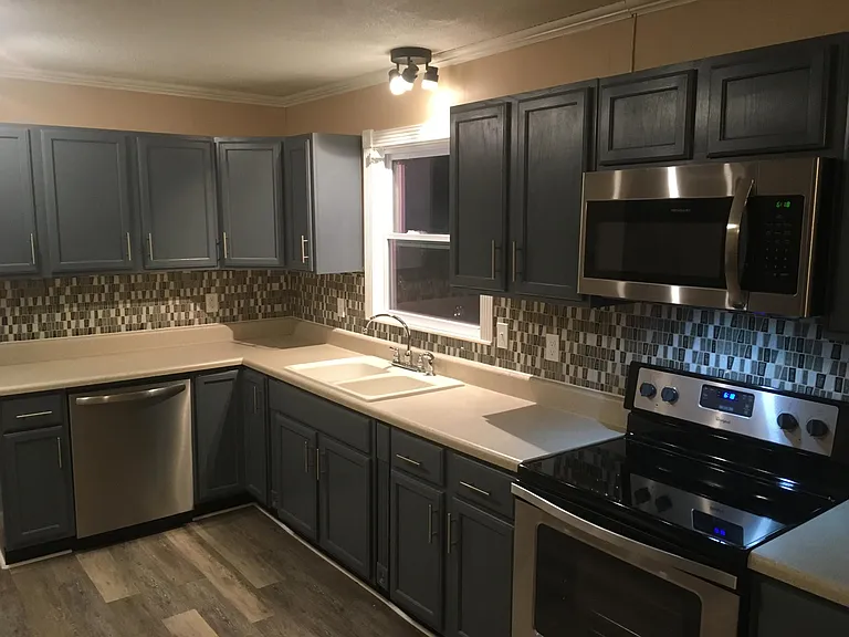 Kitchen is very nice! Contemporary colors