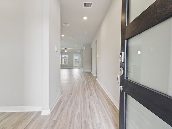 The Oleander floorplan in Wall Street Village of Richmond, TX.
